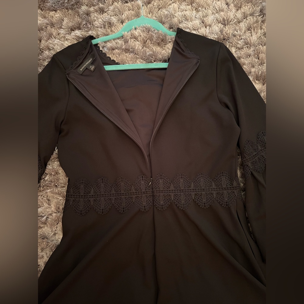 Banana Republic Black Bell Sleeve Dress - Picture 9 of 10
